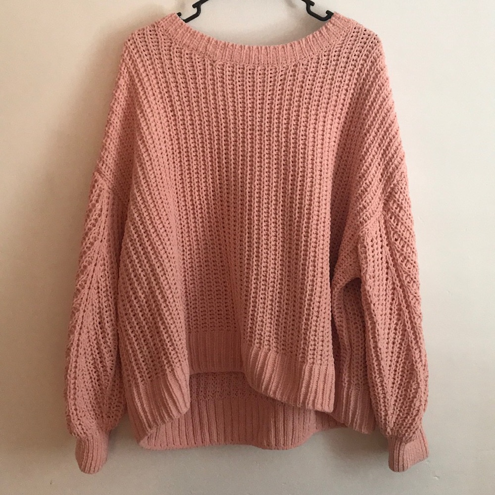 Pink sweater